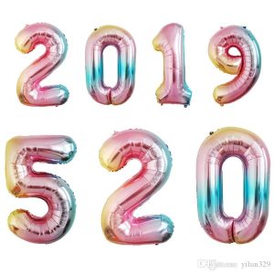 40 Inch Jumbo Biodegradable Foil Number Balloons | Fair Balloons