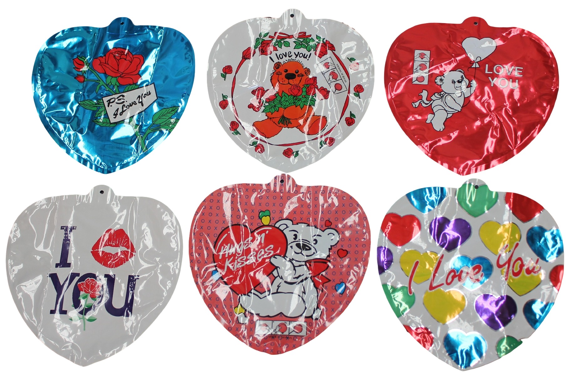 Self-inflating foil balloons with sticks for magic interactive party favors and business giveaways